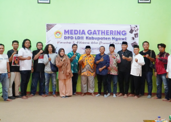 Kolaborasi Rawat Kebhinekaan, LDII Ngawi Gandeng Insan Pers
